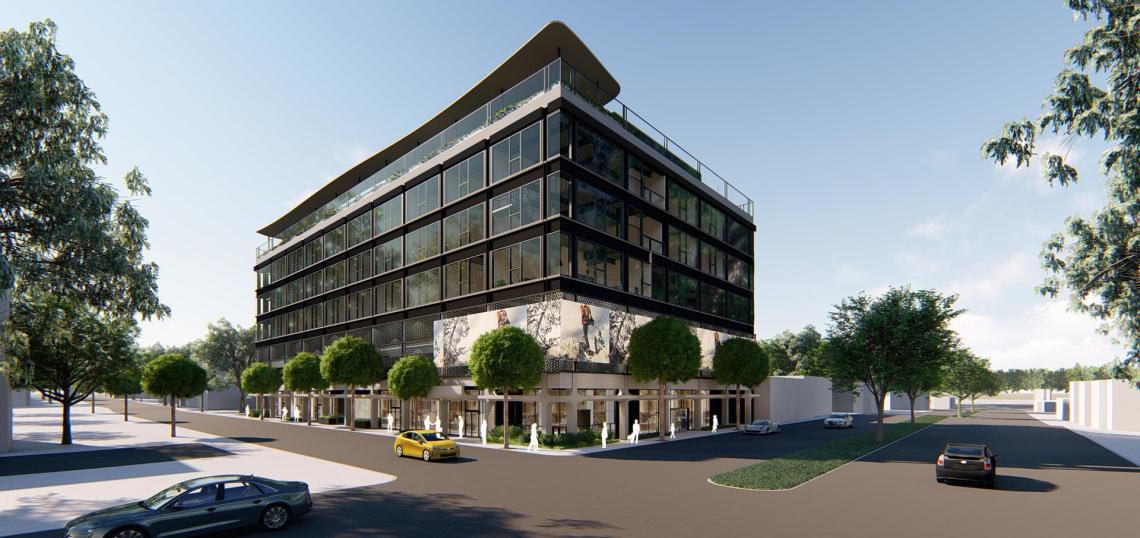 Residential conversion in progress at 1960s medical office building in